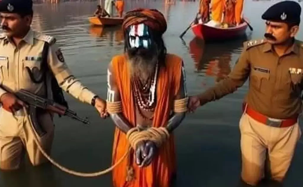 Title: Militant Disguised as Sadhu Arrested at Kumbh Mela, Foiled by Alert Sadhus — Maha Kumbh Mela