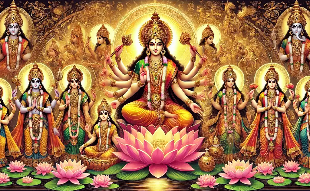 The Many Faces of Goddess Lakshmi: Symbols of Wealth, Prosperity, and Abundance — Hindu Gods