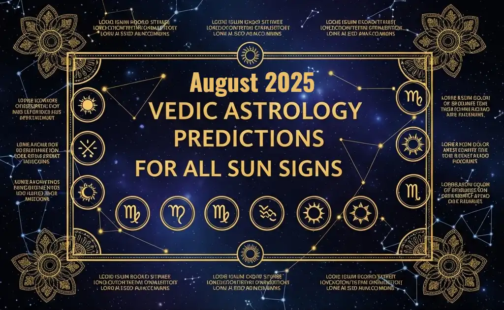 Hindu Horoscope for August 2025: Vedic Astrology Predictions for All Sun Signs — Uncategorized