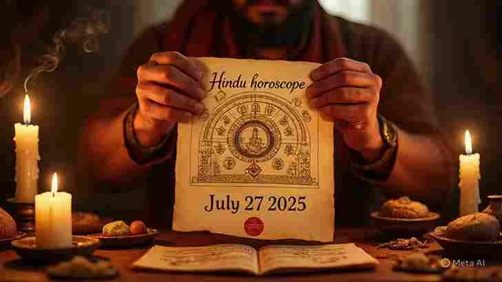 Hindu Horoscope for July 27, 2025:  Vedic Astrology Predictions — Astrology