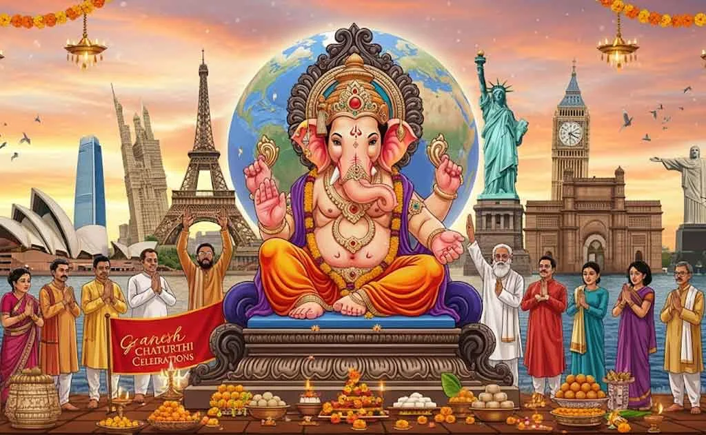 How NRIs Celebrate Ganesh Chaturthi Worldwide: A Global Hindu Festival Guide 2025 — Ganesh Chaturthi