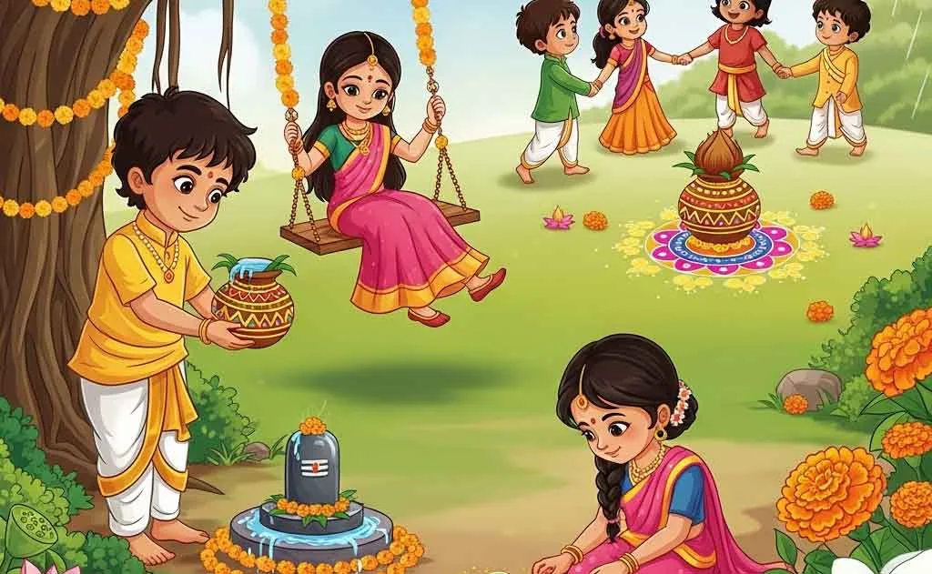 Sravana Masam for Kids: Engaging Children in Sacred Traditions — Spirituality