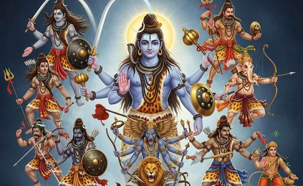 The 19 Avatars of Lord Shiva Across Different Yugas - Complete Guide from Shiva Maha Purana — Hindu Gods