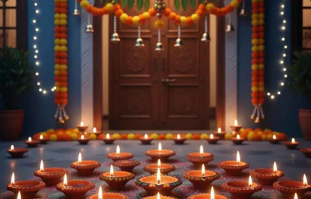 Crafting with Devotion: DIY Clay Diyas and Torans for a Heartfelt Celebration