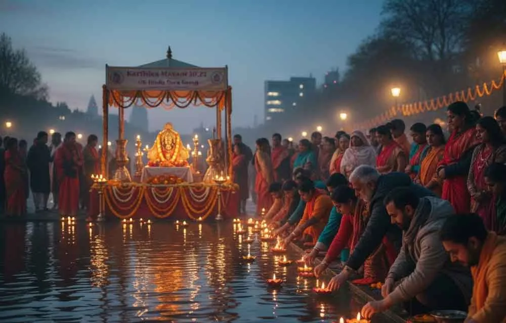 Karthika Masam 2026 in the UK: Dates, Five Somavarams and Karthika Pournami Timings City by City — Festivals