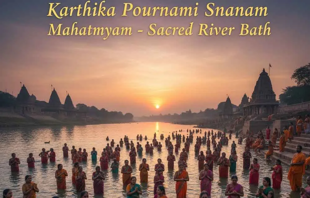 Karthika Pournami Snanam Mahatmyam – Sacred River Bath Benefits — Karthika Masam 2025