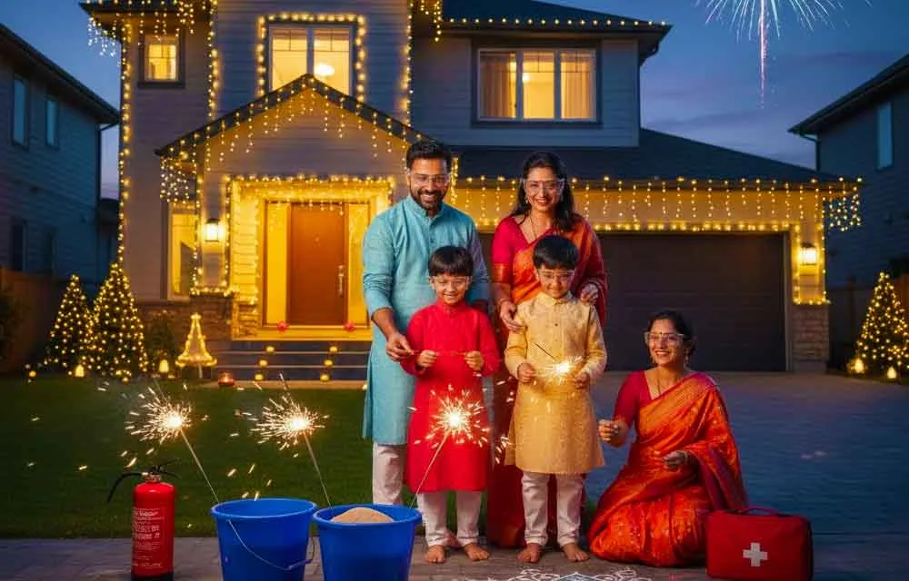 A Sparkling Safe Diwali: Anu and Arjun’s Adventure — Diwali 2025