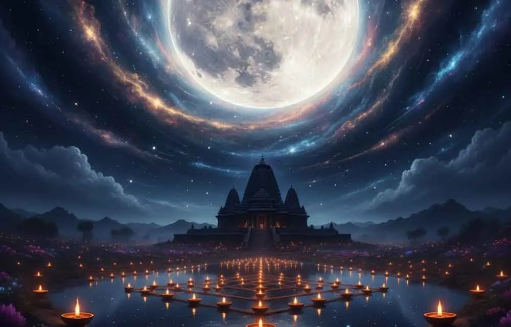 The Cosmic Energy of Full Moon on Karthika Pournami — Karthika Masam 2025