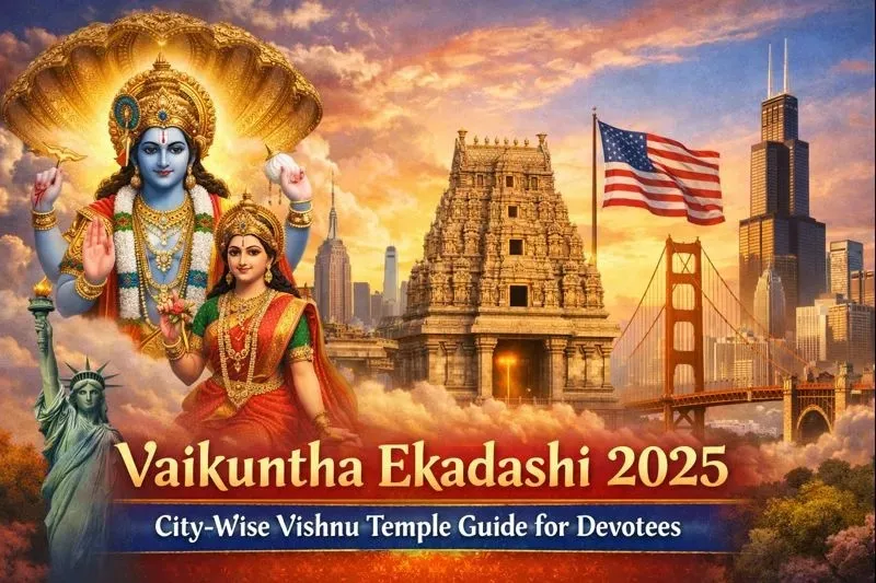 Vaikuntha Ekadashi 2025 in the USA: City-Wise Vishnu Temple Guide for Devotees — Temples