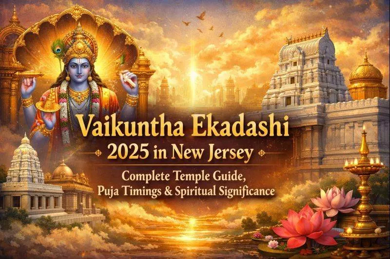 Vaikuntha Ekadashi 2025 in New Jersey: Complete Temple Guide, Puja Timings & Spiritual Significance — Festivals