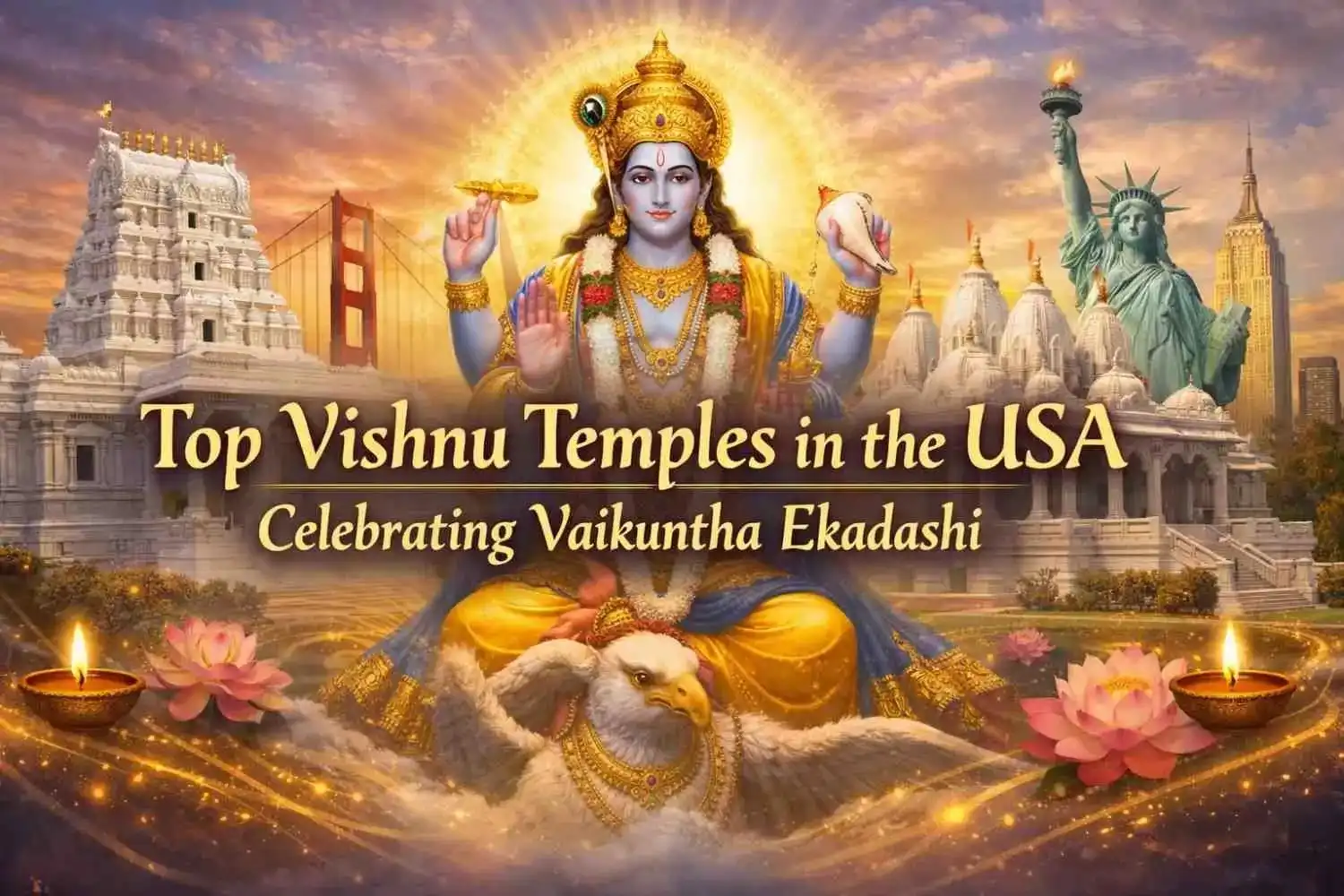 Top Vishnu Temples in the USA Celebrating Vaikuntha Ekadashi — Temples