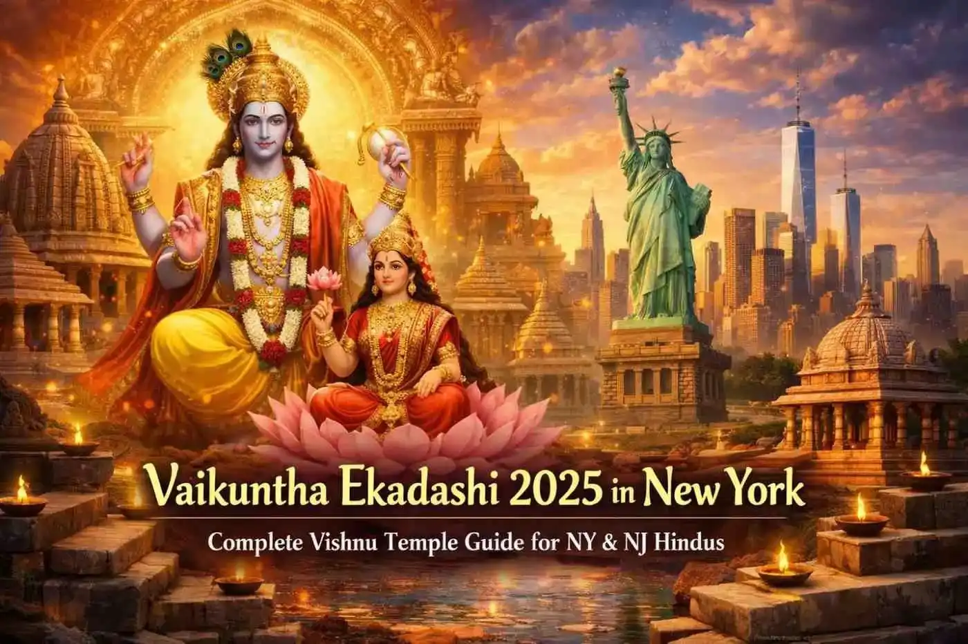 Vaikuntha Ekadashi 2025 in New York: Complete Vishnu Temple Guide for NY & NJ Hindus — Festivals