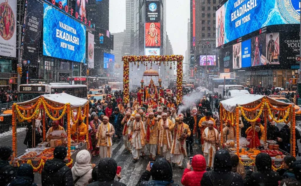 Vaikuntha Ekadashi 2025 in New York, USA: Date, Tithi Timings, Panchang & Rituals — USA