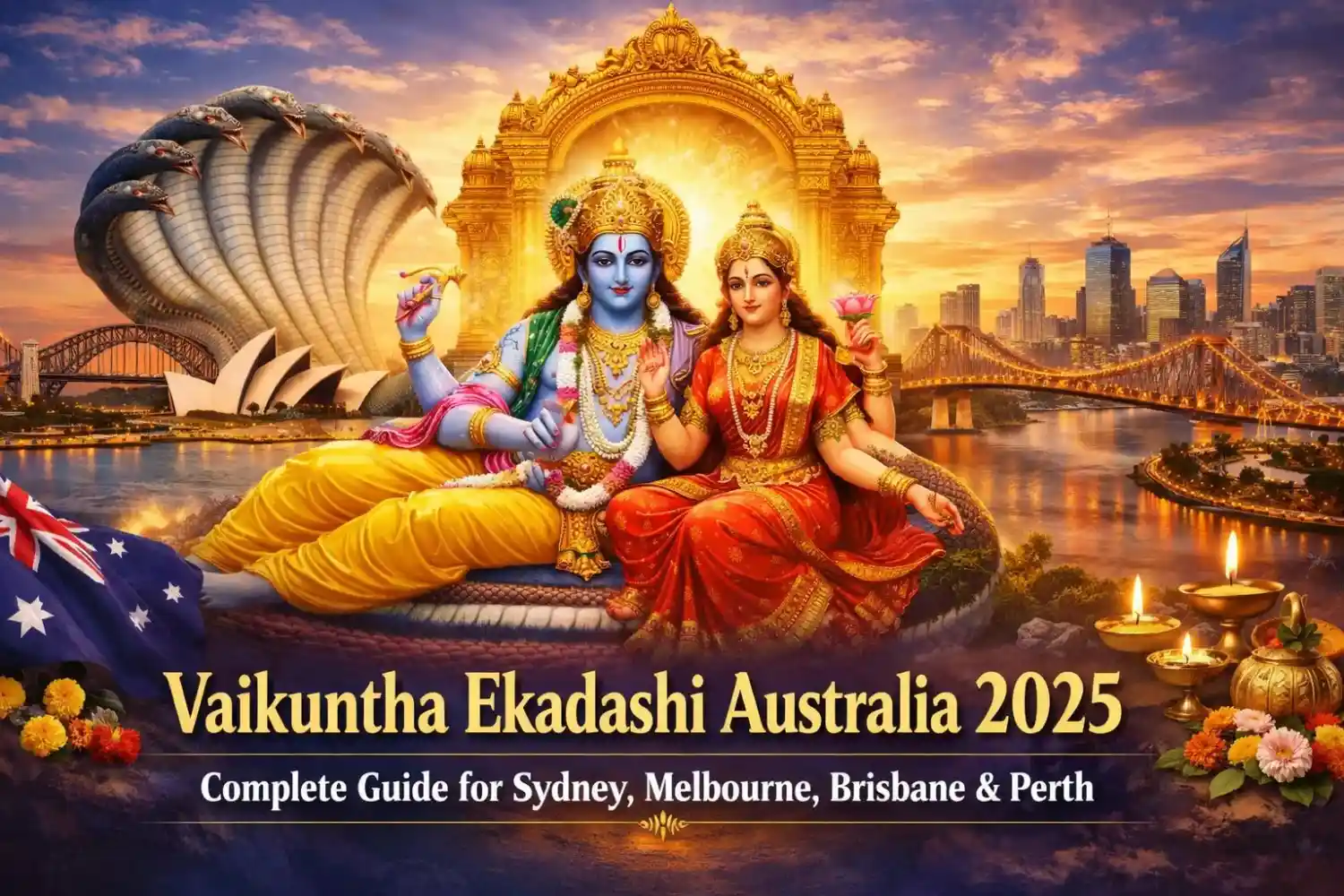 Vaikuntha Ekadashi Australia 2025 – Complete Guide for Sydney, Melbourne, Brisbane & Perth — Festivals
