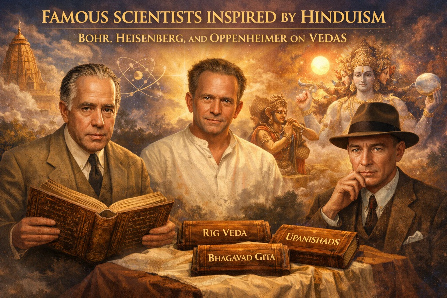 Famous Scientists Inspired by Hinduism: Bohr, Heisenberg, and Oppenheimer on Vedas — Hinduism
