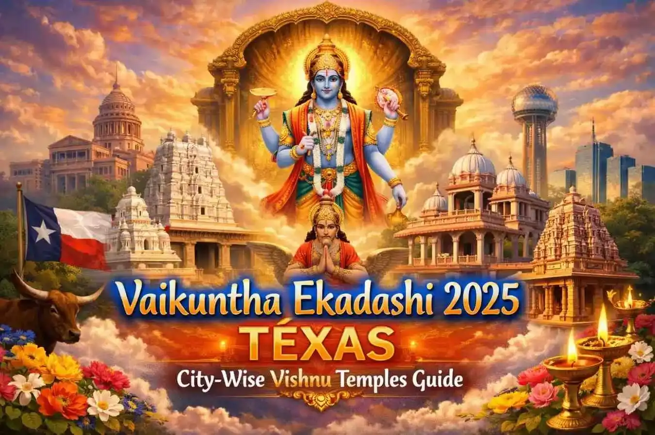 Vaikuntha Ekadashi 2025 Texas – Complete Guide to Vishnu Temples by City — Temples