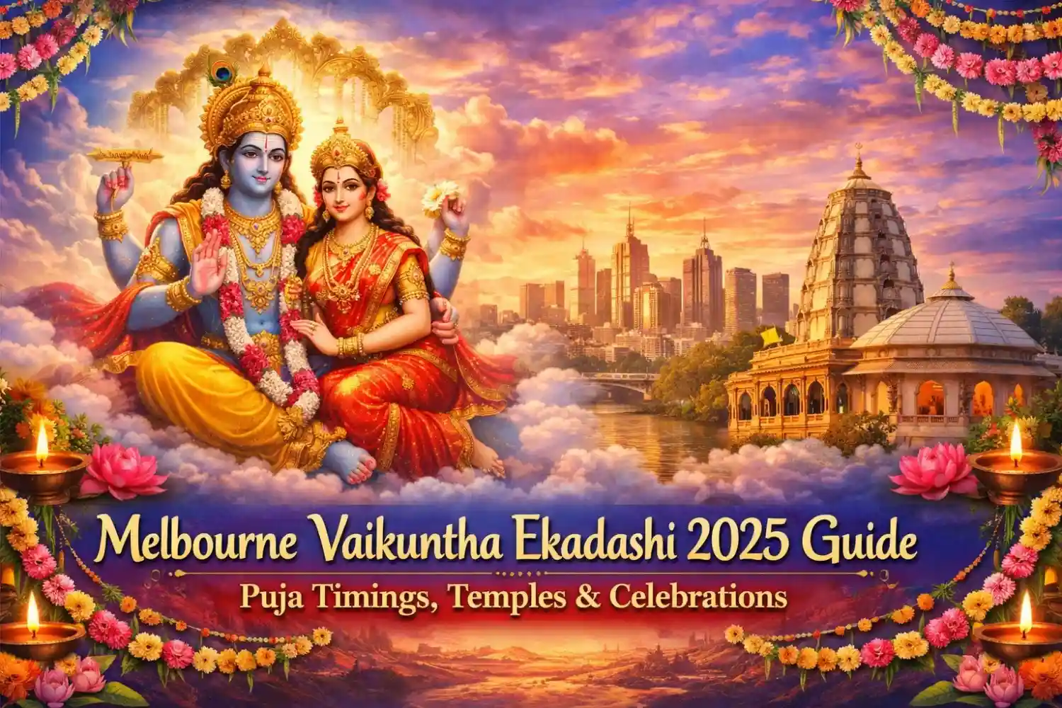 Melbourne Vaikuntha Ekadashi 2025 Guide: Puja Timings, Temples & Celebrations — Festivals