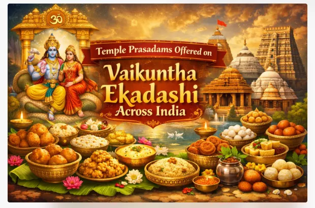 Temple Prasadams Offered on Vaikuntha Ekadashi Across India — Temples