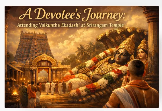 A Devotee’s Journey: Attending Vaikuntha Ekadashi at Srirangam Temple — Temples
