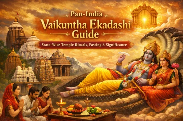Pan-India Vaikuntha Ekadashi Guide: State-Wise Temple Rituals, Fasting & Significance — Temples