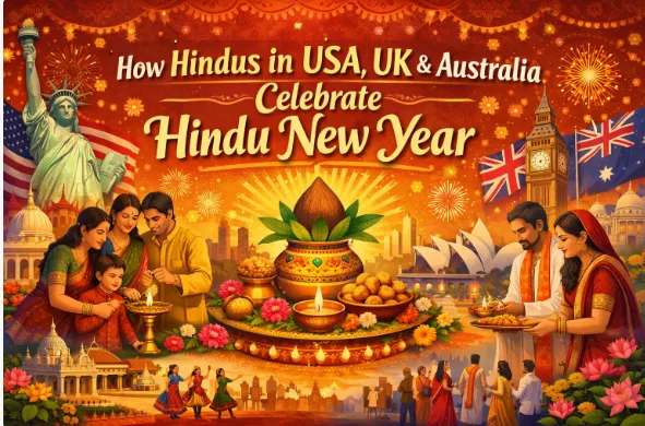How Hindus in USA, UK & Australia Celebrate Hindu New Year — Hinduism