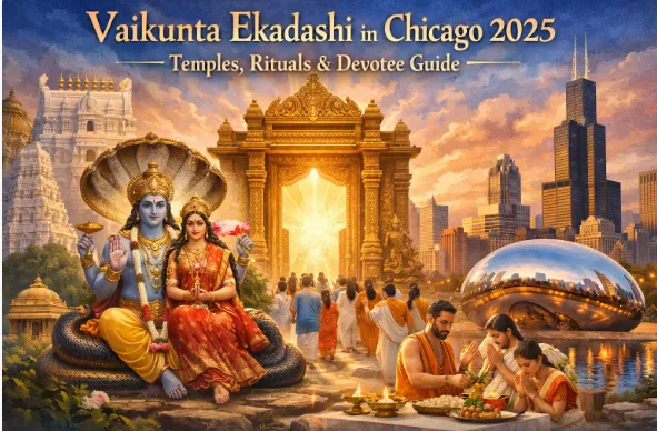Vaikunta Ekadashi in Chicago 2025: Temples, Rituals & Devotee Guide — Temples