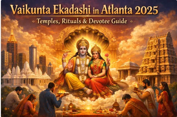 Vaikunta Ekadashi in Atlanta 2025: Temples, Rituals & Devotee Guide — Temples