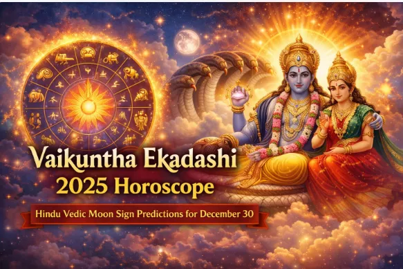 December 30 Vaikuntha Ekadashi Horoscope 2025: Rashi-Wise Predictions — Astrology