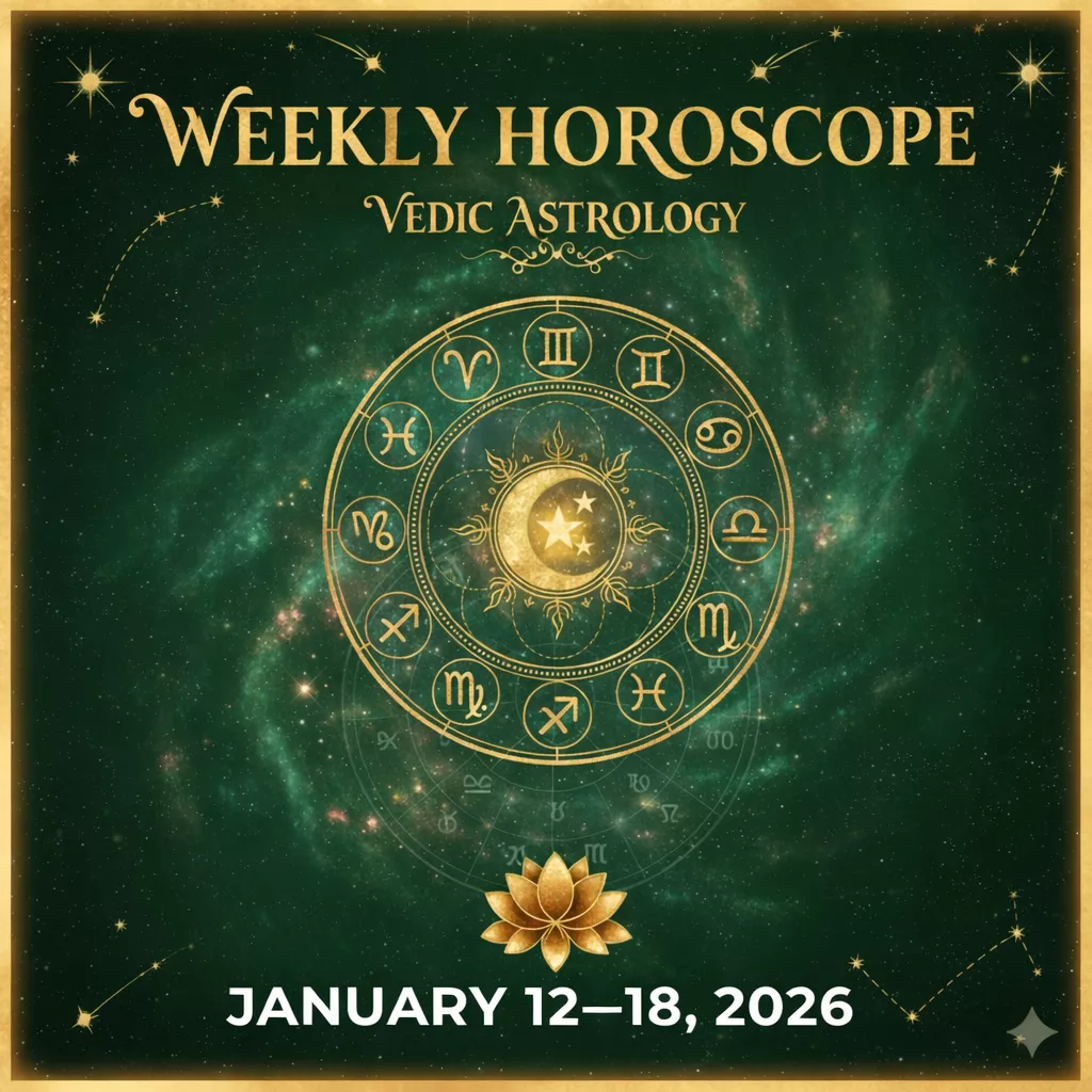 Weekly Horoscope in Vedic Astrology – January 12–18, 2026 — Astrology