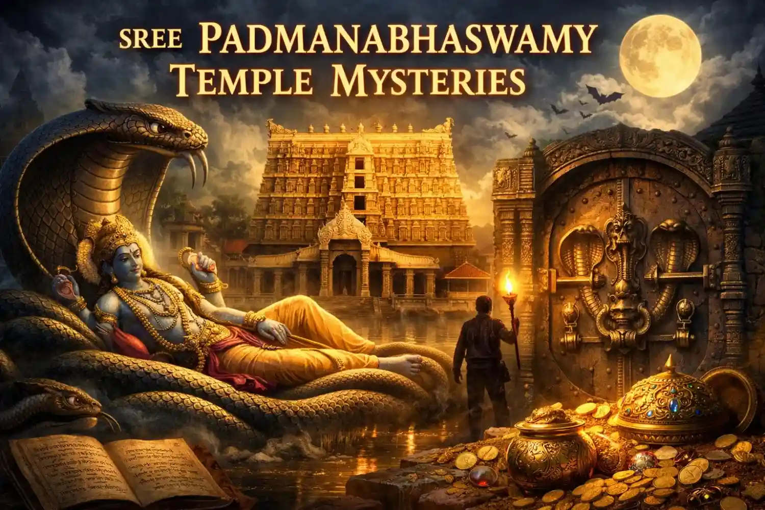 Sree Padmanabhaswamy Temple Mysteries: Divine Legend, Hidden Treasure & Anantha Shayana Story — Temples