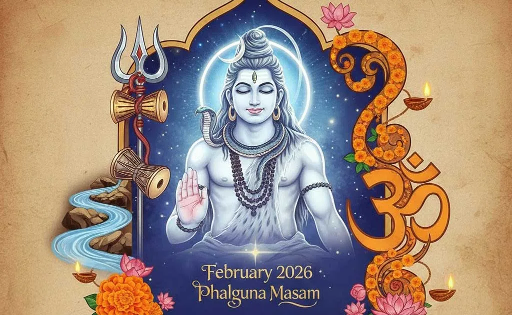 February 2026 Hindu Festivals: Phalguna Masam Dates, Maha Shivaratri, Vrats & Rituals — Festivals