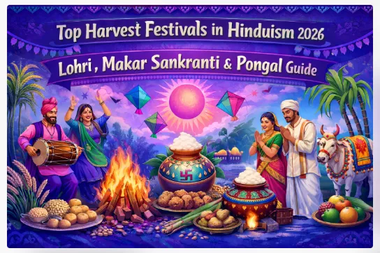 Top Harvest Festivals in Hinduism 2026: Lohri, Makar Sankranti & Pongal Guide — Festivals