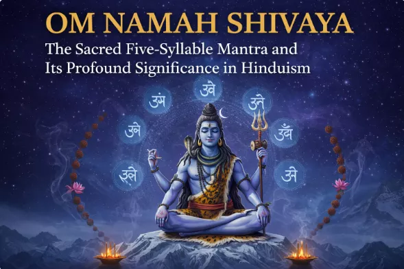 Om Namah Shivaya: The Sacred Five-Syllable Mantra and Its Profound Significance in Hinduism — Pooja, Slokas and Mantras