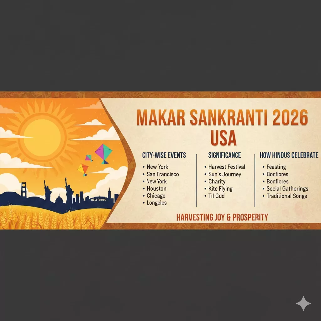 Makar Sankranti 2026 USA: City-Wise Events & Celebrations — Festivals