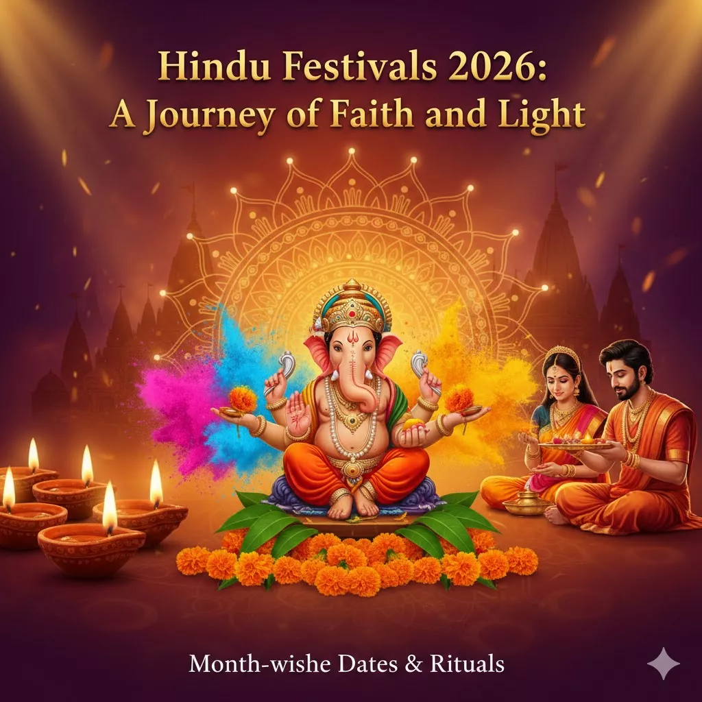 Hindu Festivals 2026: Month-wise Dates & Rituals — Festivals