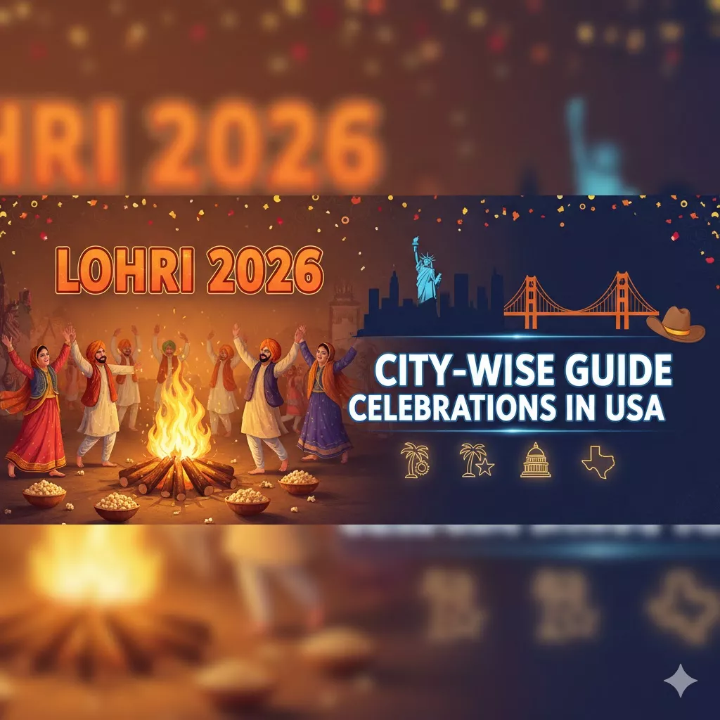 Lohri 2026 Celebrations in USA: City-Wise Guide for NRIs — Festivals