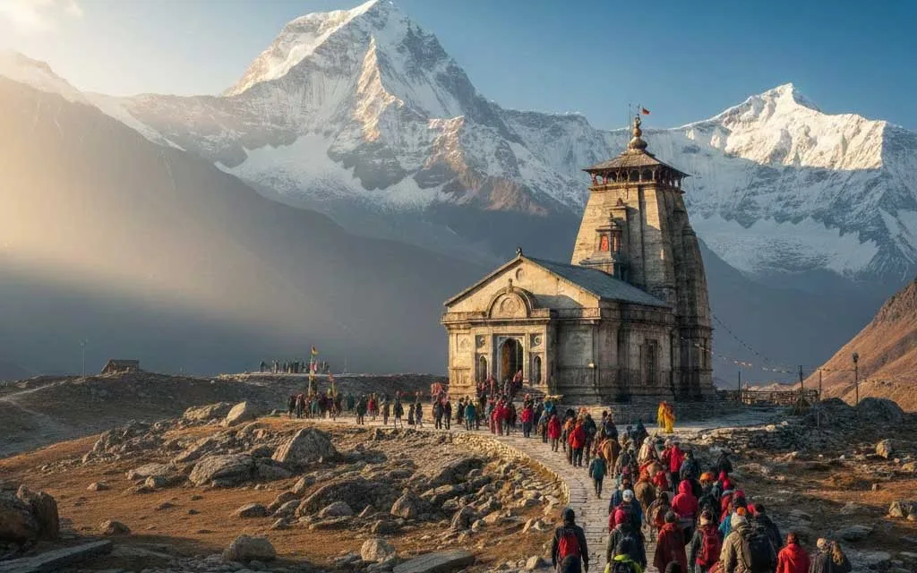 Kedarnath in winter