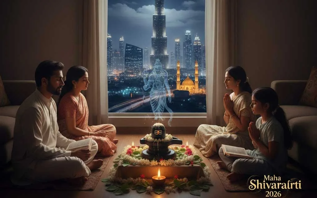 Maha Shivaratri 2026 in the UAE: Shiva’s Grace in the Sacred Sands of Arabia  — Maha Shivaratri 2026