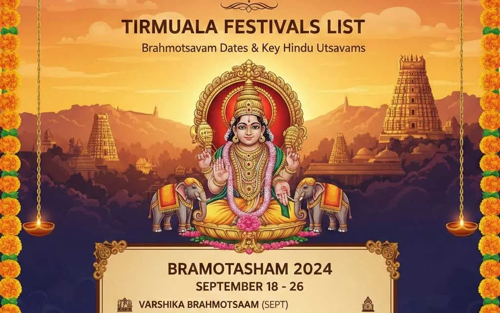 Prabhava Nama Samvatsara 2026 Telugu Calendar: Tirumala Tirupati Festivals List, Brahmotsavam Dates & Key Hindu Utsavams" — Uncategorized