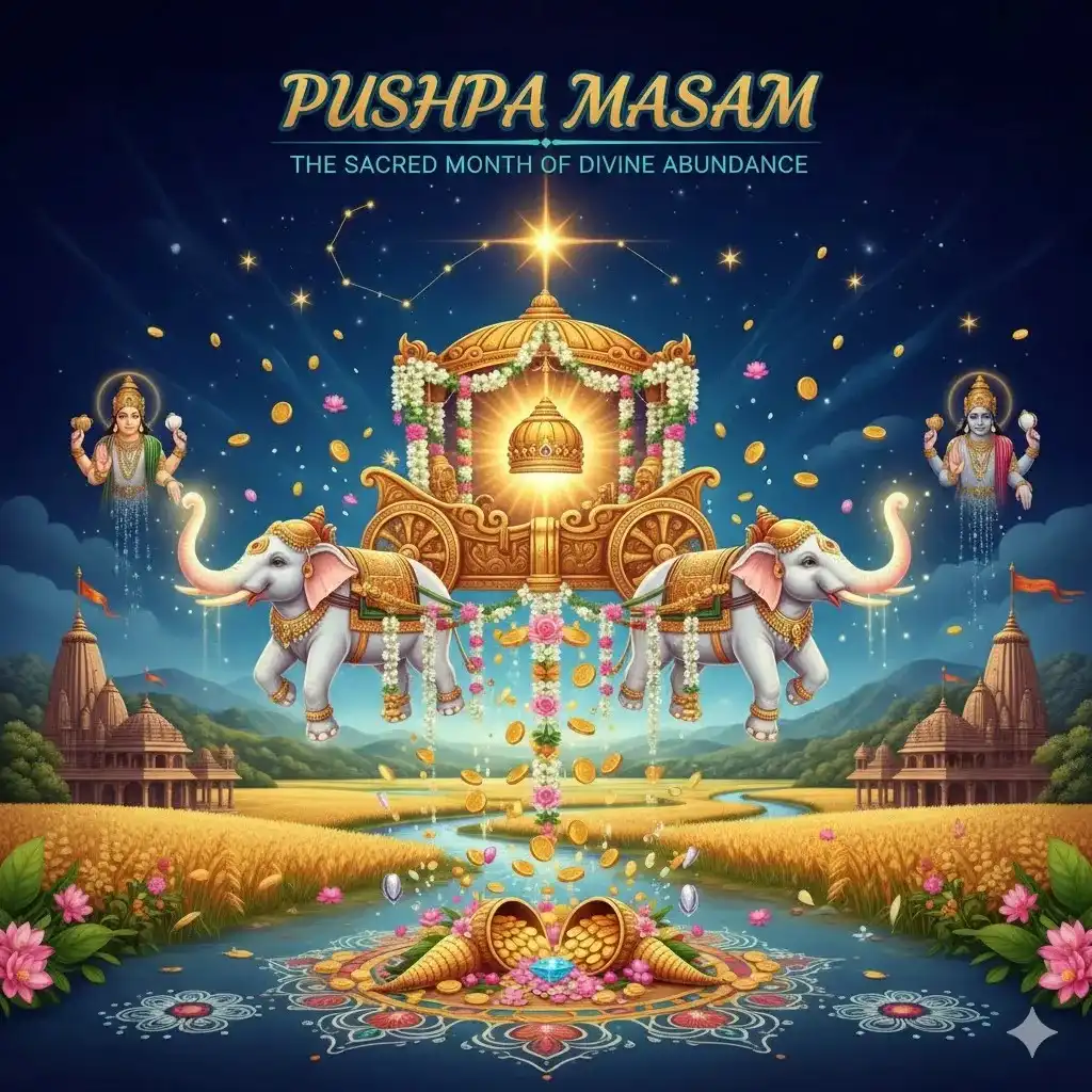Pushya Masam - The Sacred Month of Divine Abundance — Festivals
