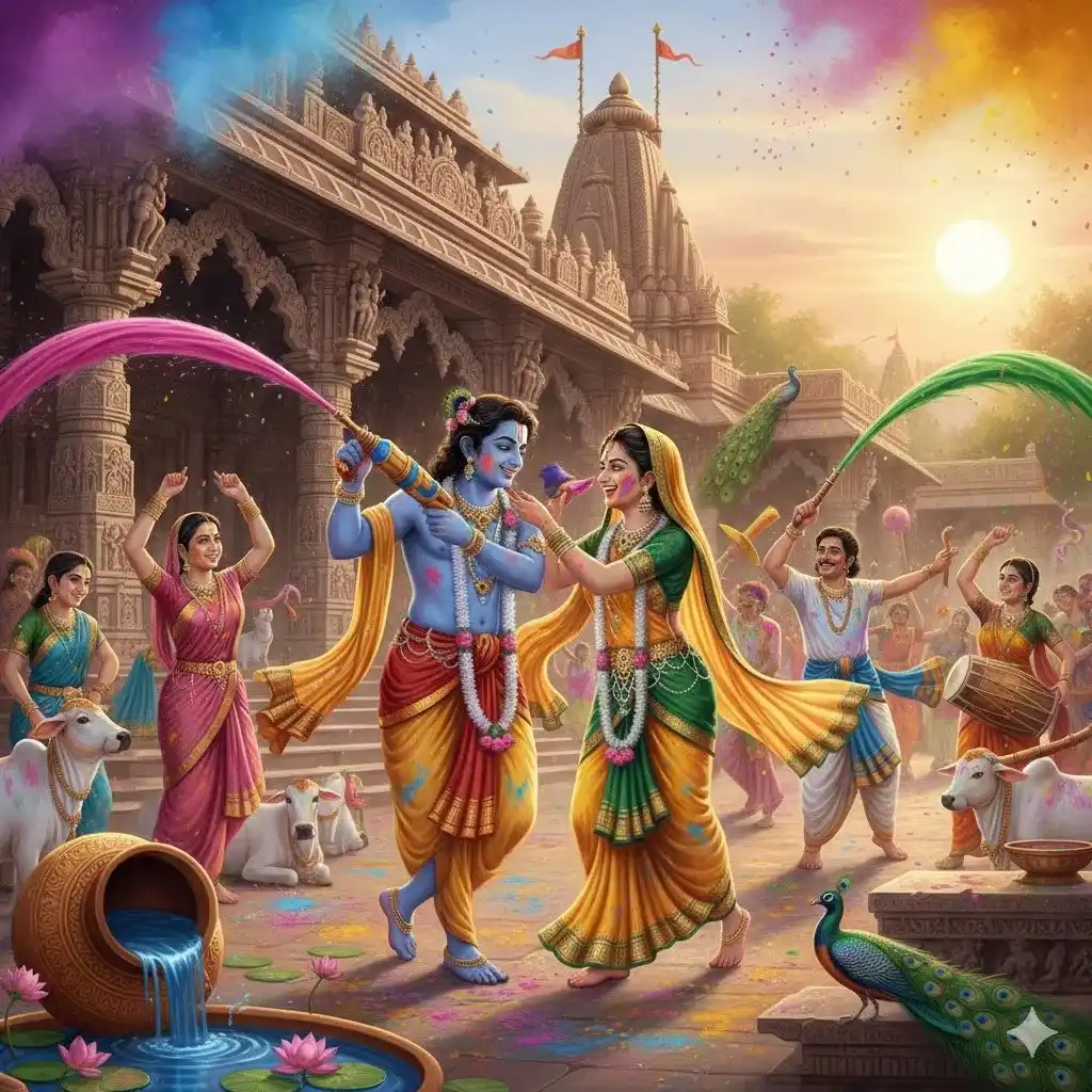 Holi Hai 2026: Krishna-Radha Story & Significance — Holi 2026