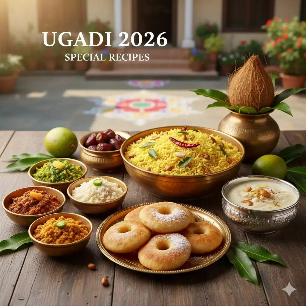 Ugadi 2026 Special Recipes: Traditional Foods like Bobbatlu, Pulihora, Payasam & Ugadi Pachadi Variations — Ugadi