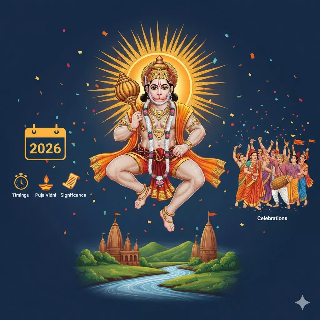 Hanuman Jayanthi 2026: Date, Puja Vidhi, Timings, Significance & Celebrations — Festivals