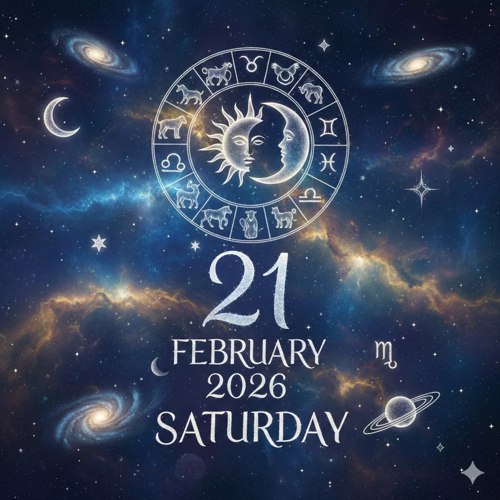 Daily Horoscope – 21 February 2026 Saturday Predictions — Astrology