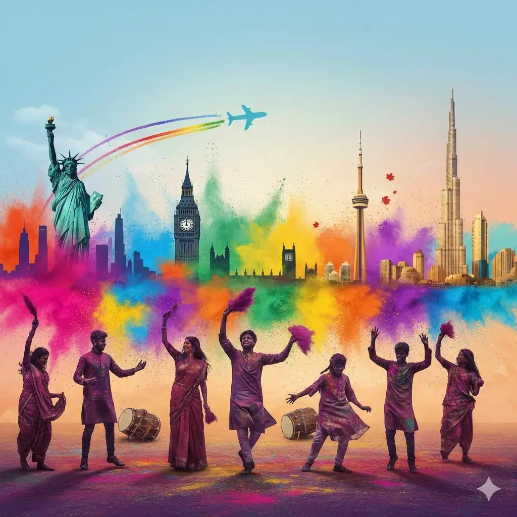 Holi 2026 for NRIs: USA, UK, Canada & Dubai Events — Holi 2026