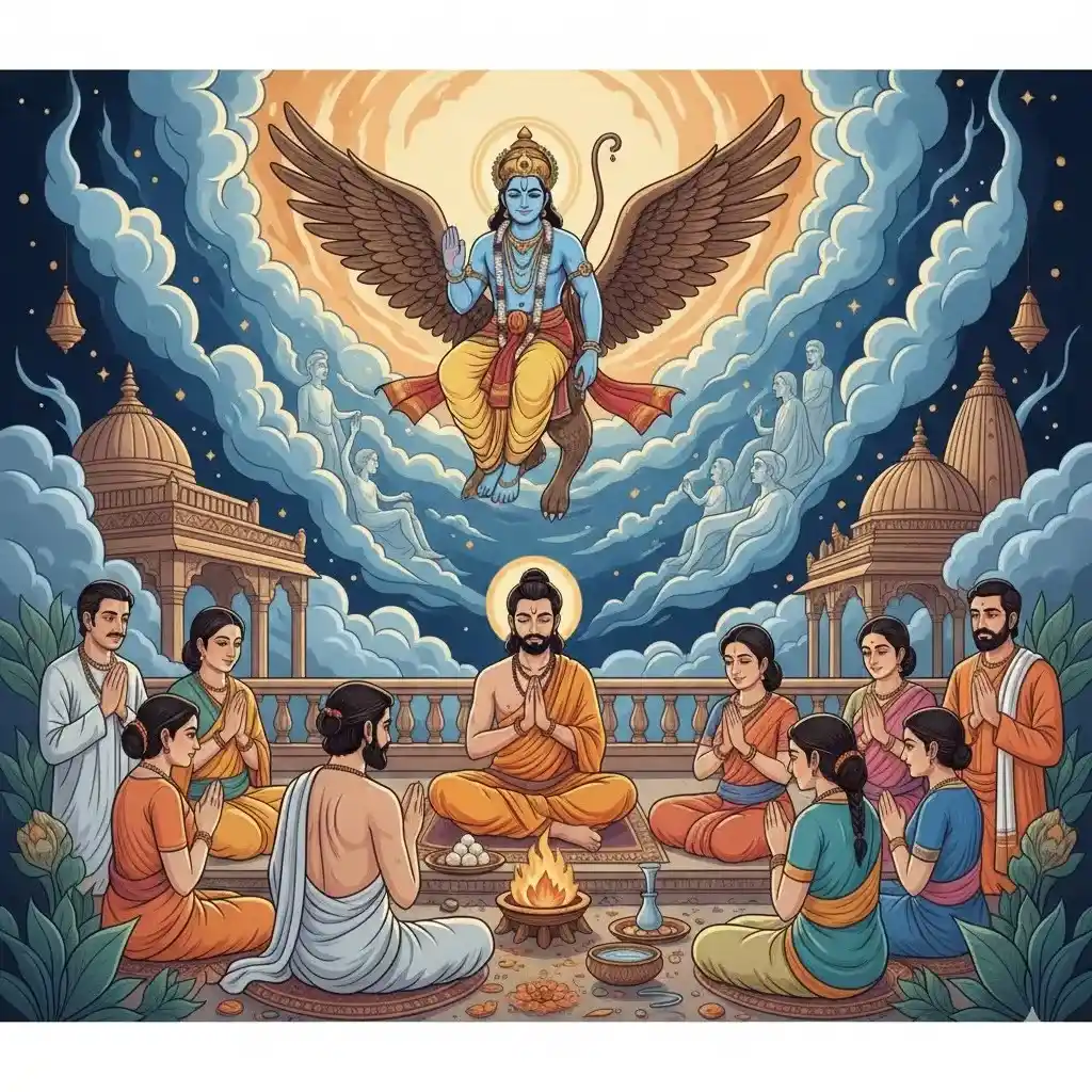 Garuda Purana Guide: Step-by-Step Sapindikarana for Ancestor Liberation — Hindutone