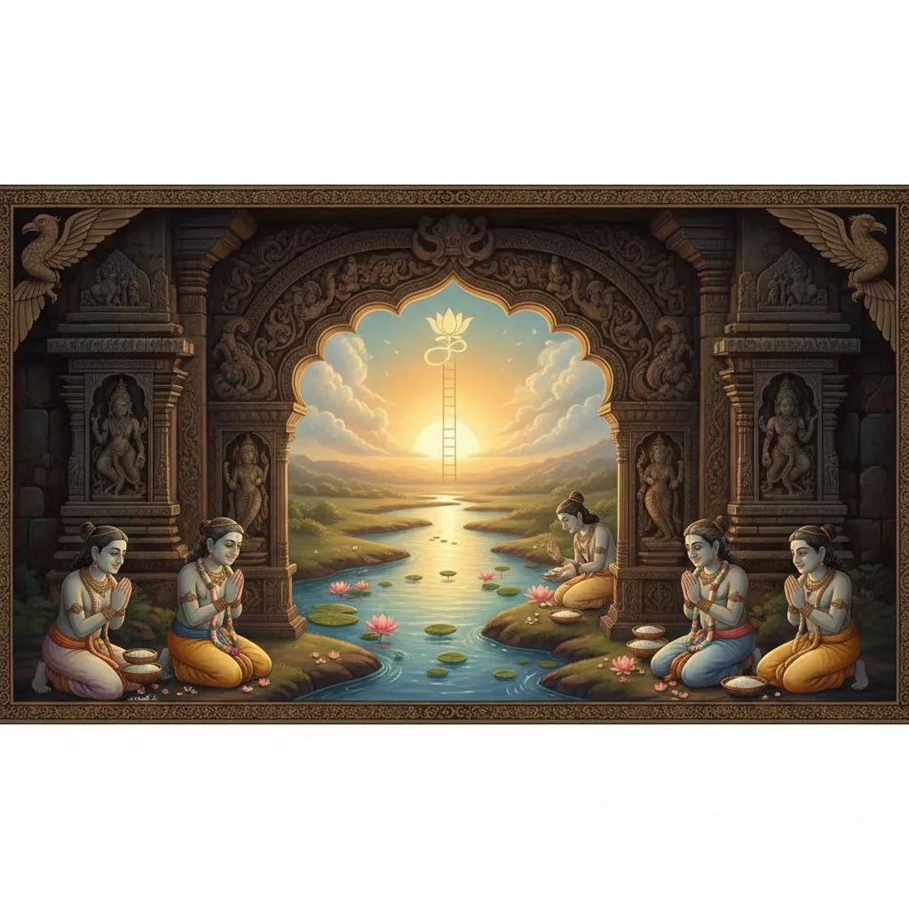 Garuda Purana Quote: “Satisfied Pitris Grant Long Life, Fame, Heaven & Moksha” — Hindutone