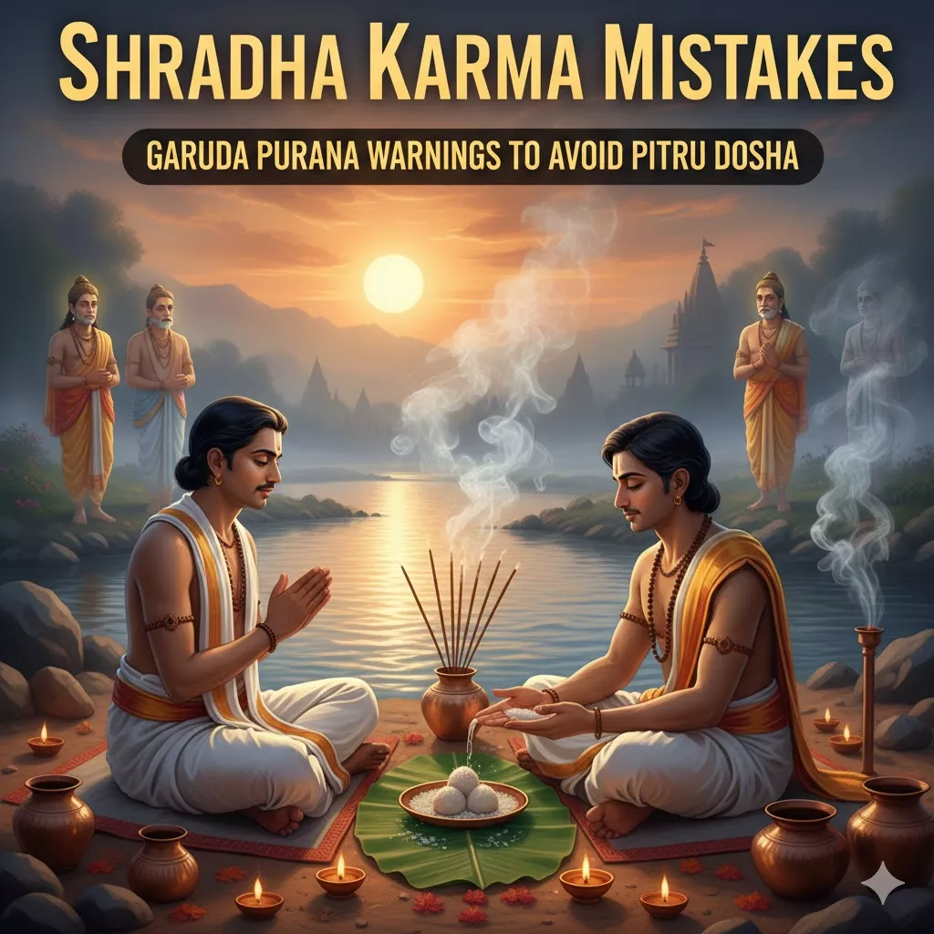Avoid Shraddha Mistakes: Garuda Purana on Pitru Dosha — Pooja, Slokas and Mantras