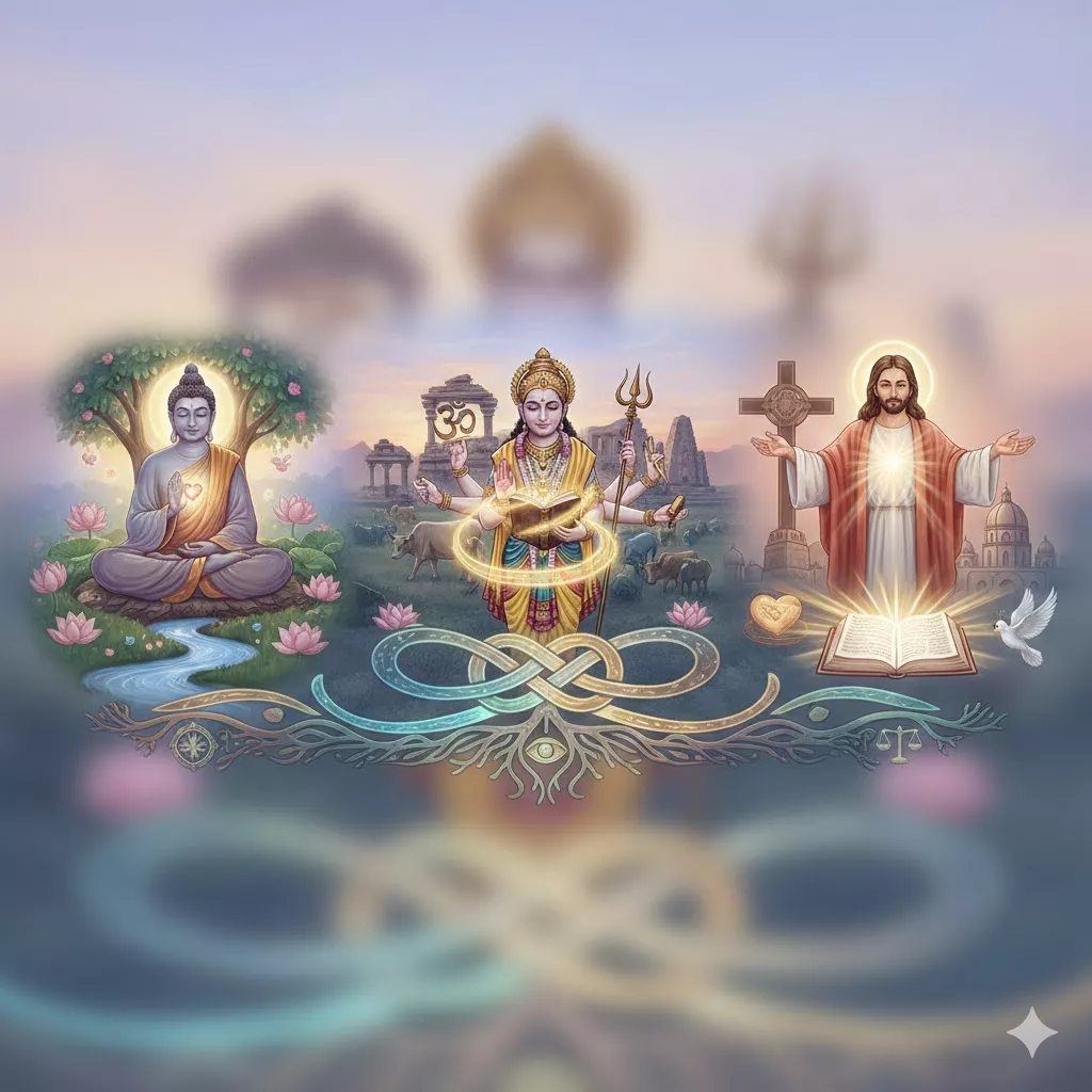 Buddhism vs Hinduism vs Christianity – Compassion & Truth — Hindutone