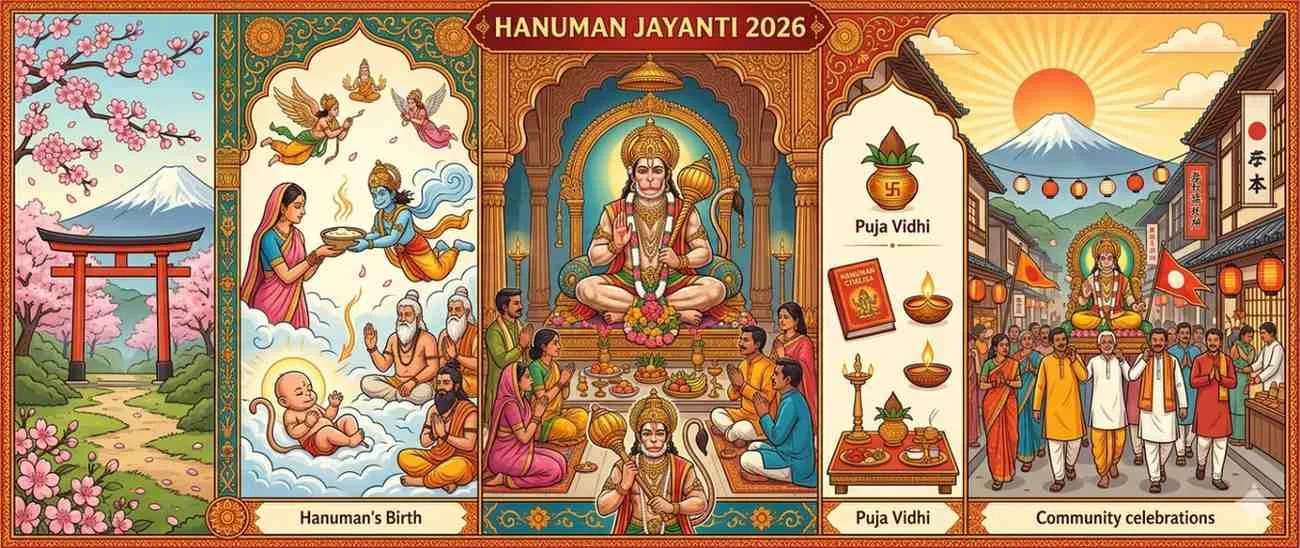 Hanuman Jayanti 2026 in Japan: Date, Timings, Complete Birth Story, Puja Vidhi & Hindu Community Celebrations — Festivals